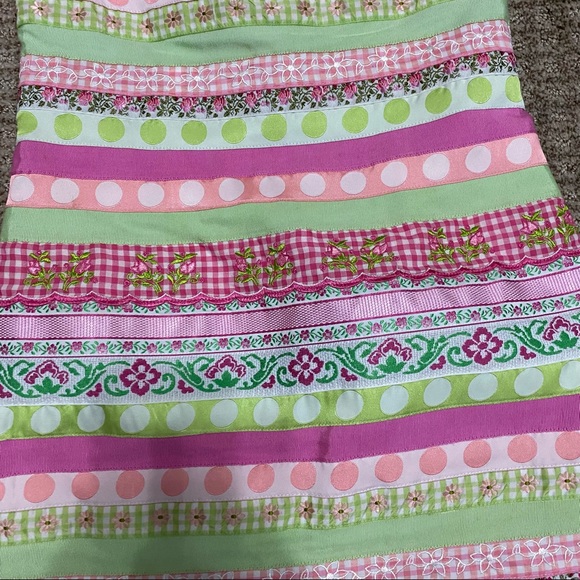 Lilly Pulitzer Strapless Patch Dress Size 0 - Picture 7 of 7